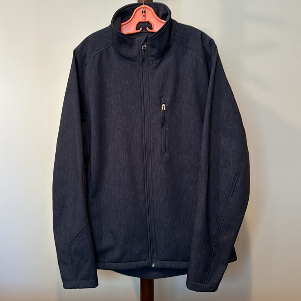Kirkland Signature Men's Weatherproof Soft Shell Jacket | Navy | Large